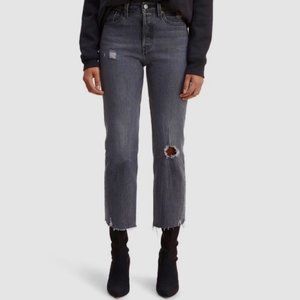 Levi's Wedgie Straight Hi Rise - Black